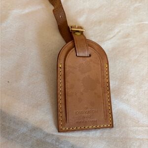 Authentic Louis Vuitton vintage id tag